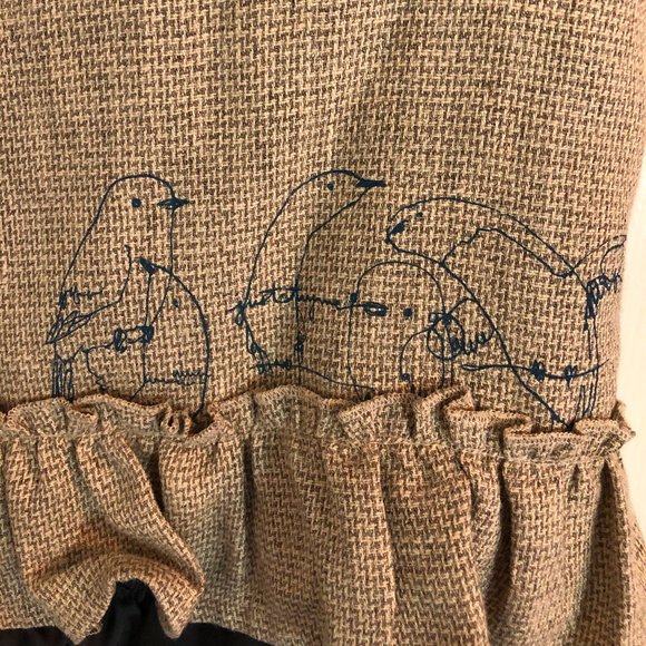 🇨🇦 Vintage Toronto-designed Passenger Pigeon ruffle hem skirt Sz M - Picture 5 of 12